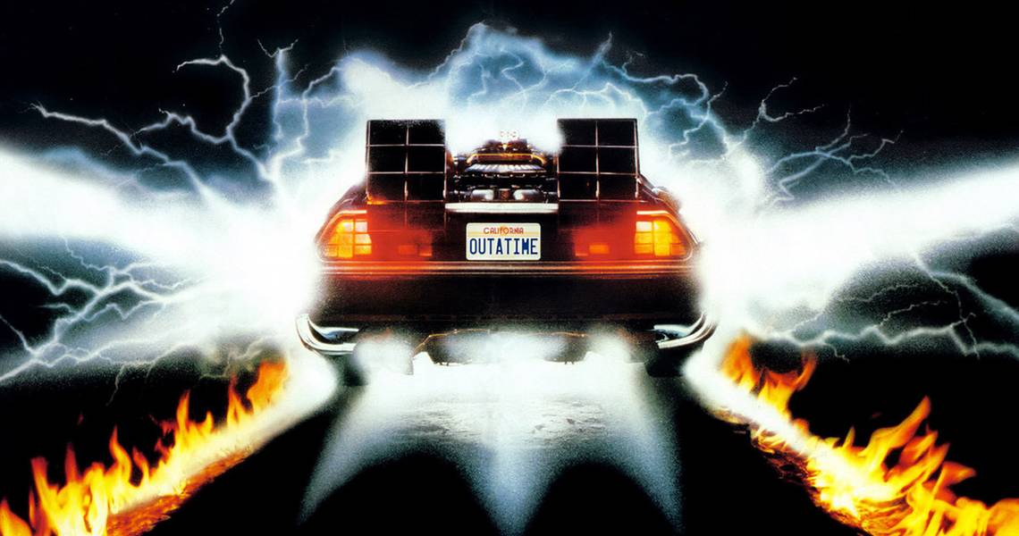 Back To The Future Movie Poster Cropped