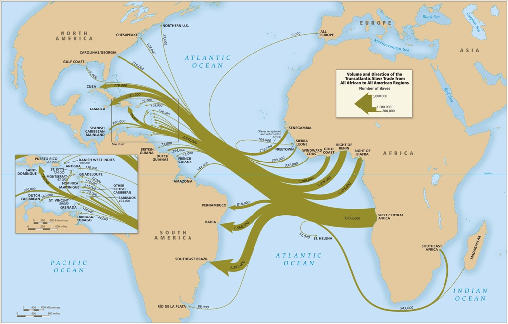 Eltis-Richardson Map of the Transatlantic Slave Trade